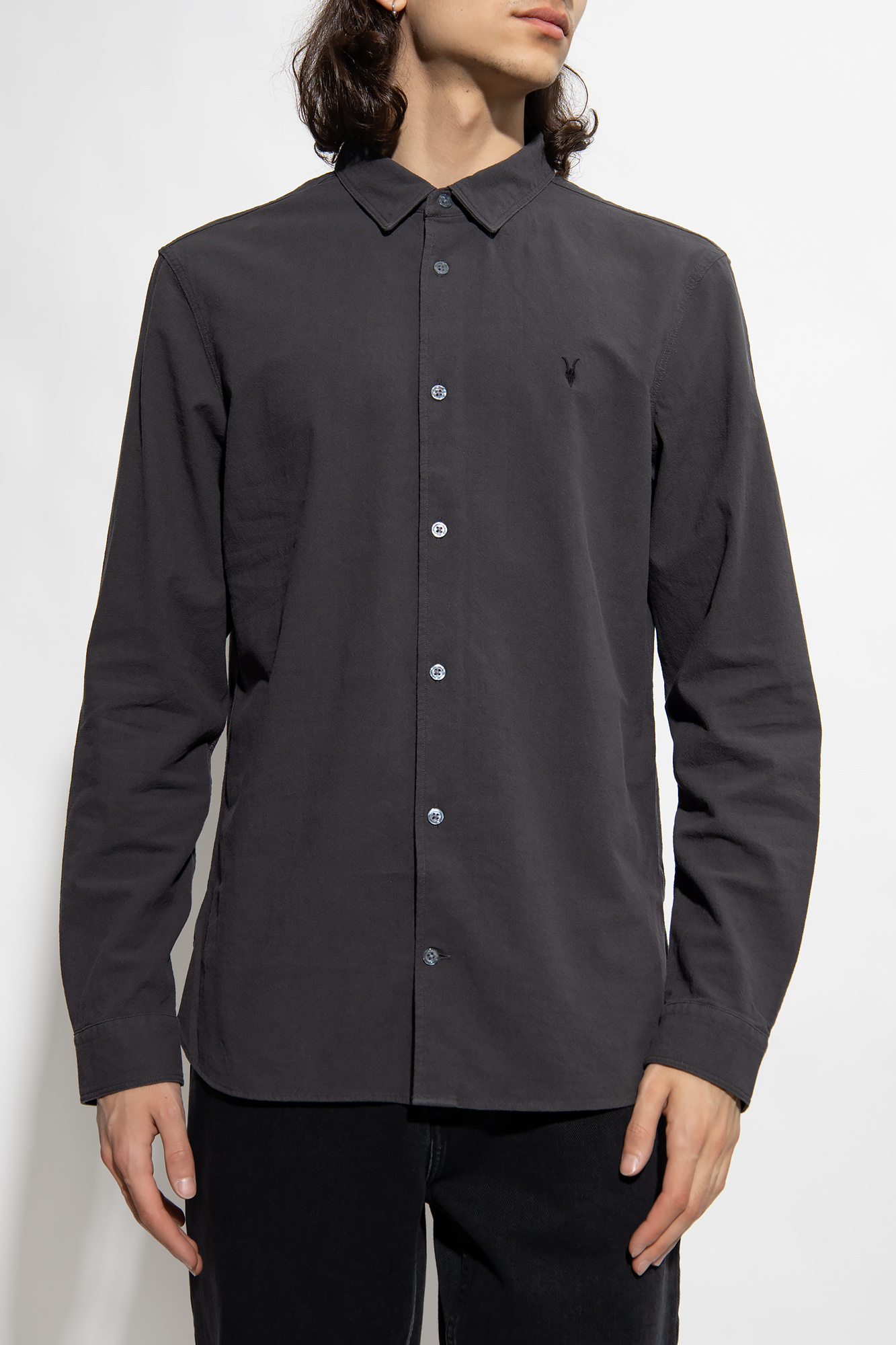 Grey 'Lovell' shirt AllSaints - Vitkac GB